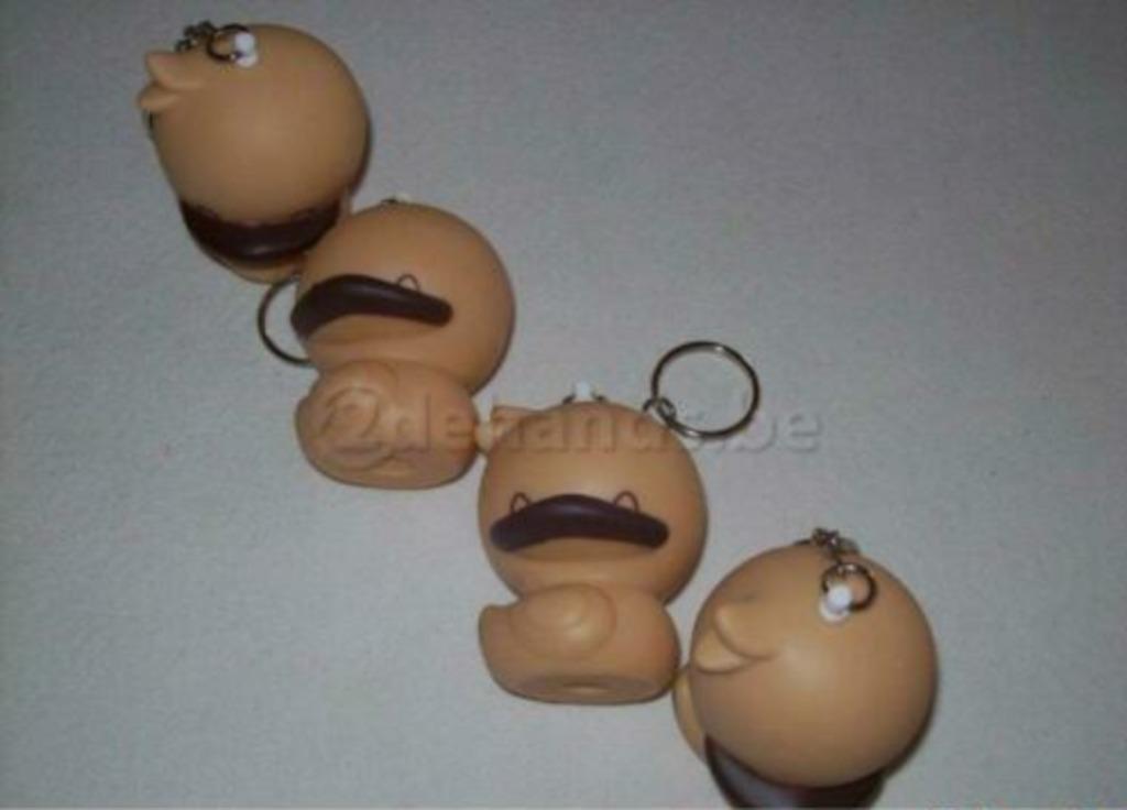 Design duck eendje sleutelhanger - bb collections, Ophalen of Verzenden, Nieuw, Kraamcadeau