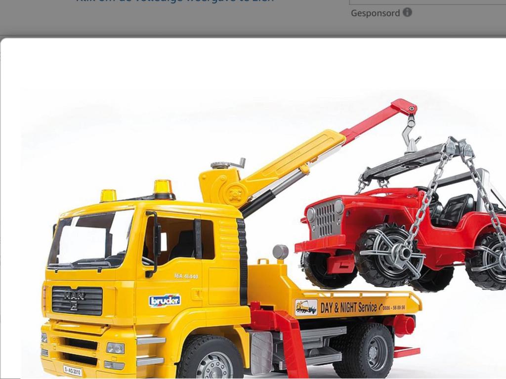 Bruder takelwagen