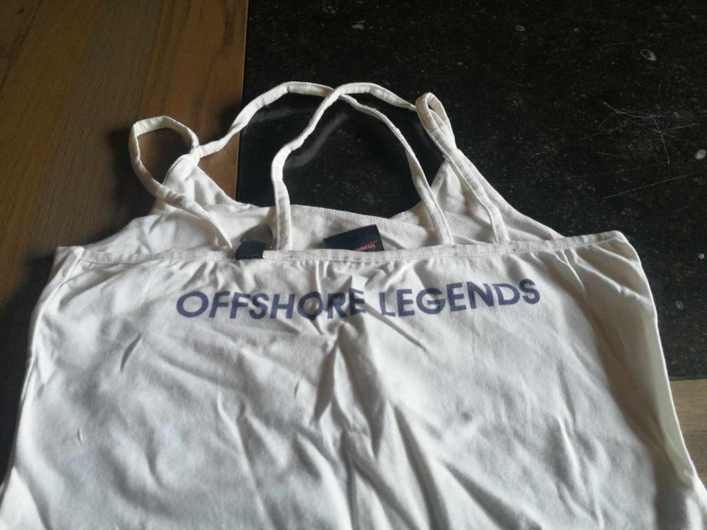 TOPJE MERK OFFSHORE LEGENDS – MAAT 16 JAAR, Enlèvement ou Envoi, Chemise ou À manches longues, OFFSHORE LEGENDS, Utilisé
