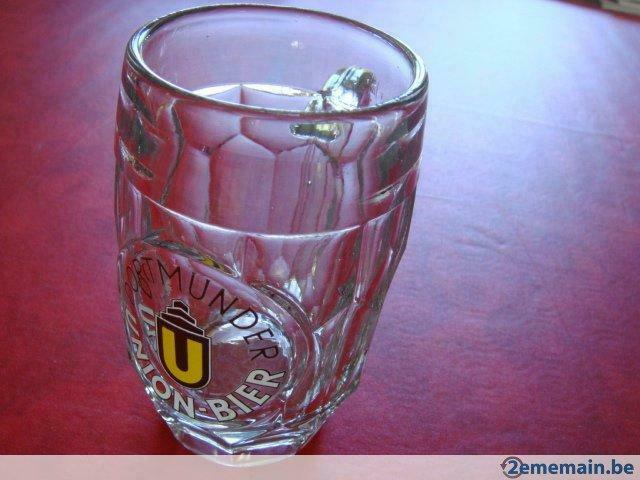 Collection: 1 chope "Dortmunder Union - Bier". Ancienne., Ophalen of Verzenden, Gebruikt