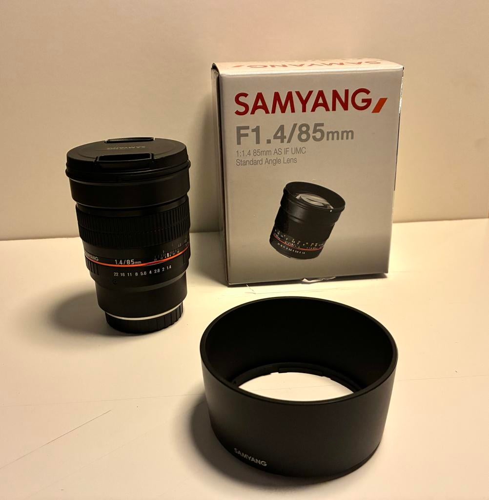 SAMYANG 85mm f1.4. Fujifilm X mount, Ophalen of Verzenden, Zo goed als nieuw
