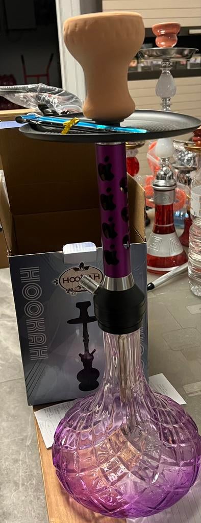 Shisha waterpijp nieuw met alle toebehoren, Verzamelen, Rookartikelen, Aanstekers en Luciferdoosjes, Ophalen, Nieuw, (Water)pijp
