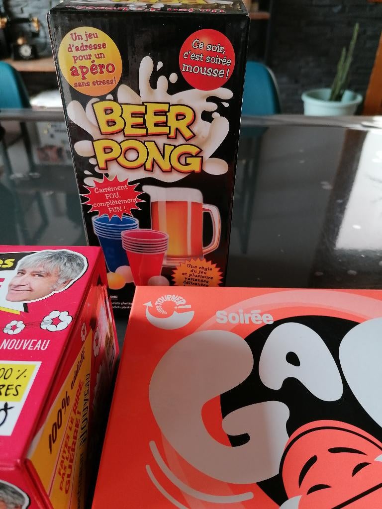 Lot de 3 jeux de fête, Hobby en Vrije tijd, Ophalen of Verzenden, Zo goed als nieuw