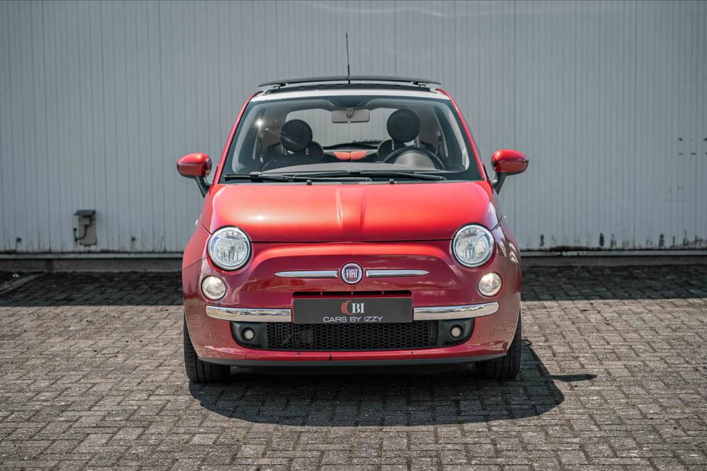 FIAT 500 1.3 EURO5|PANO||USB|AIRCO|CRUISE, Euro 5, Stof, Zwart, Bedrijf