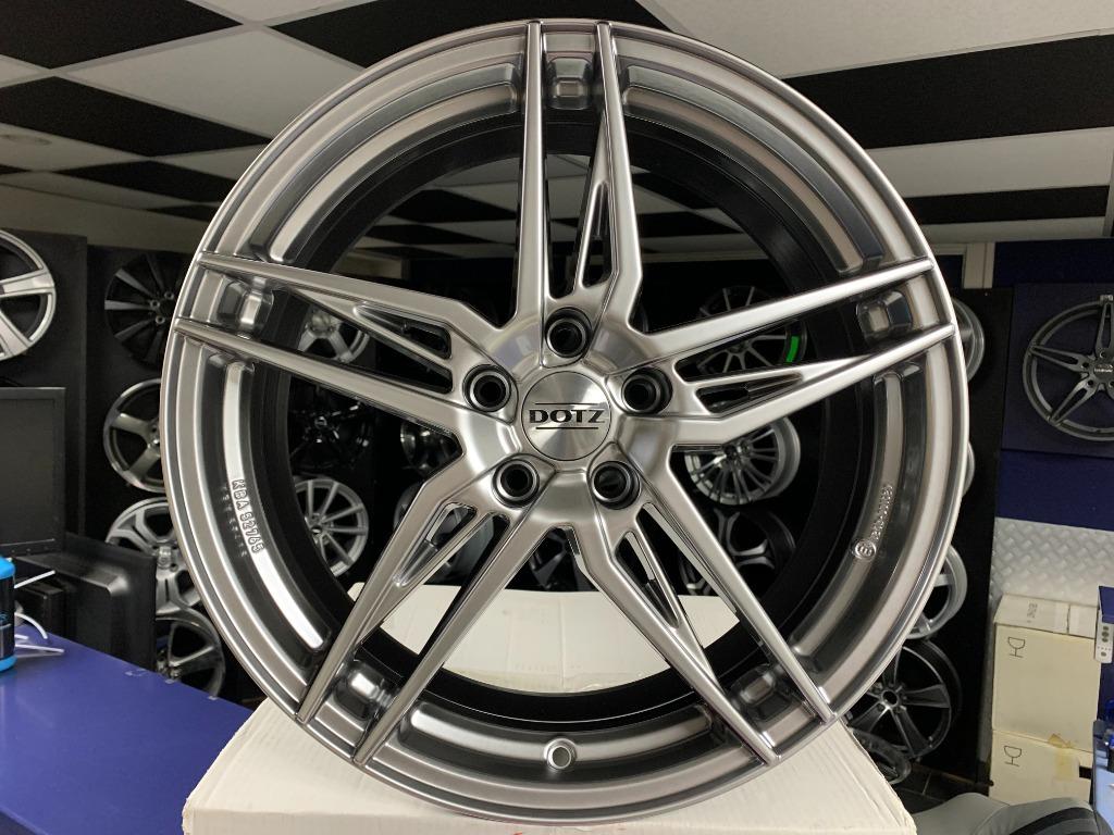 NIEUWE 18 inch 5x100 Dotz sportvelgenset voor o.a. Audi / VW, Autos : Pièces & Accessoires, Pneus & Jantes, Neuf, Enlèvement ou Envoi
