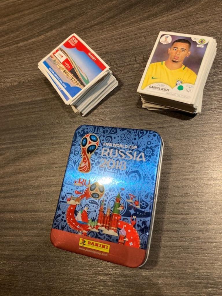 Lot de 172 stickers différents Panini Coupe du Monde 2018, Enlèvement ou Envoi, Neuf, Sport