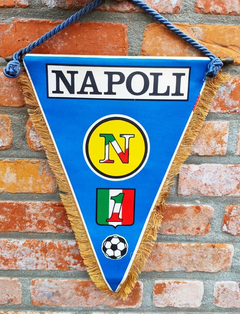 1987 Napoli Napels sublieme vintage vaandel vaantje, Ophalen of Verzenden, Spel