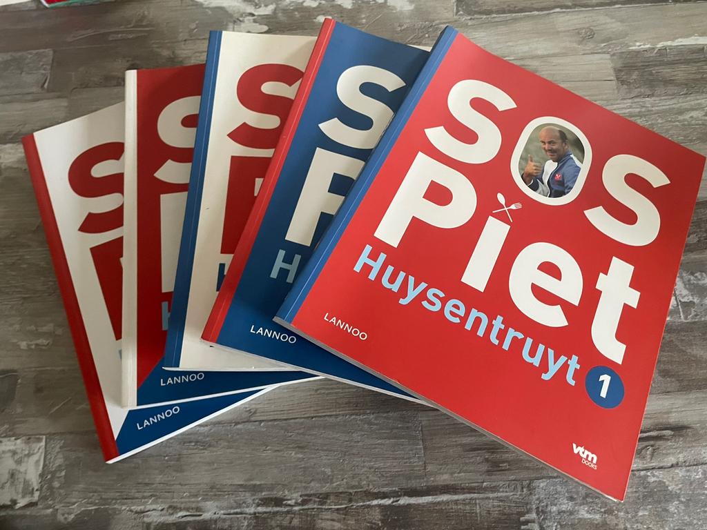 Koekboeken Piet Huysentruyt 5 stuks, Boeken, Ophalen of Verzenden, Gelezen