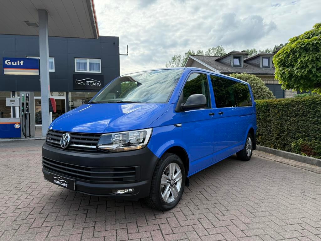 VW T6 Caravelle 2.0 TDi 4 Motion Highline DSG 9 ZIT, Automaat, Monovolume, 4 cilinders, Blauw