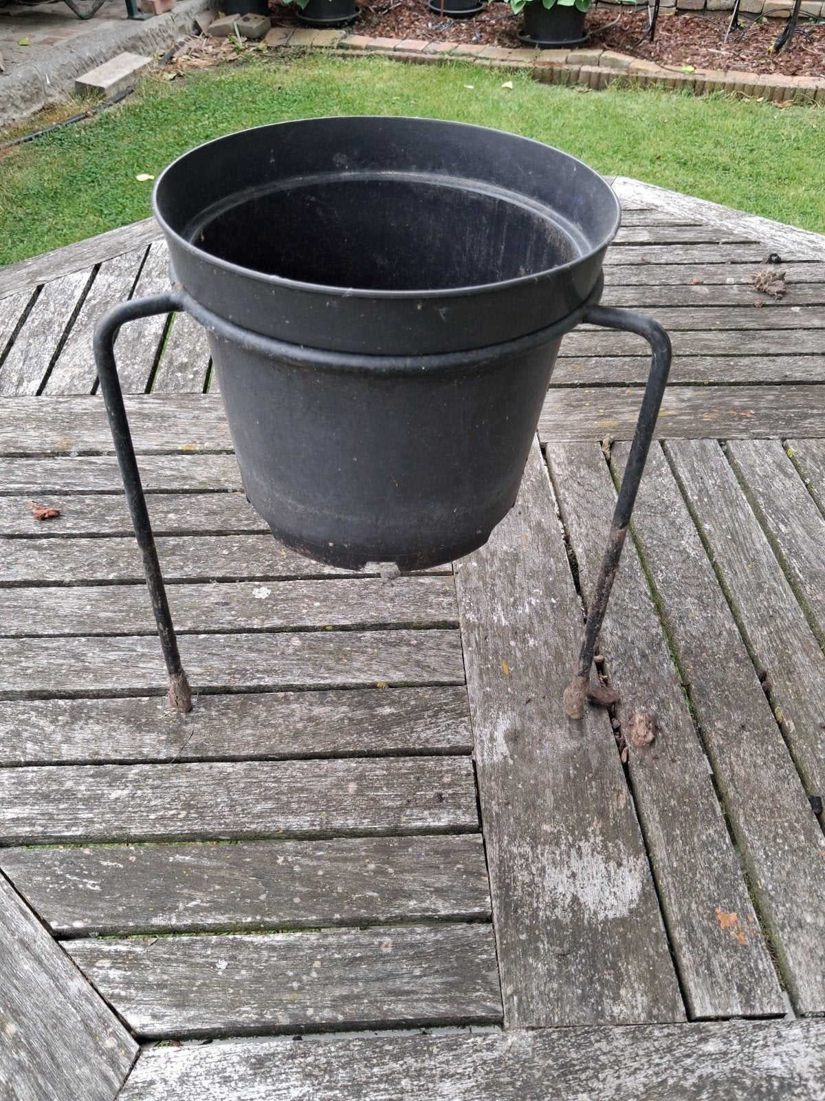Plantenhouder/steun buiten, Ophalen
