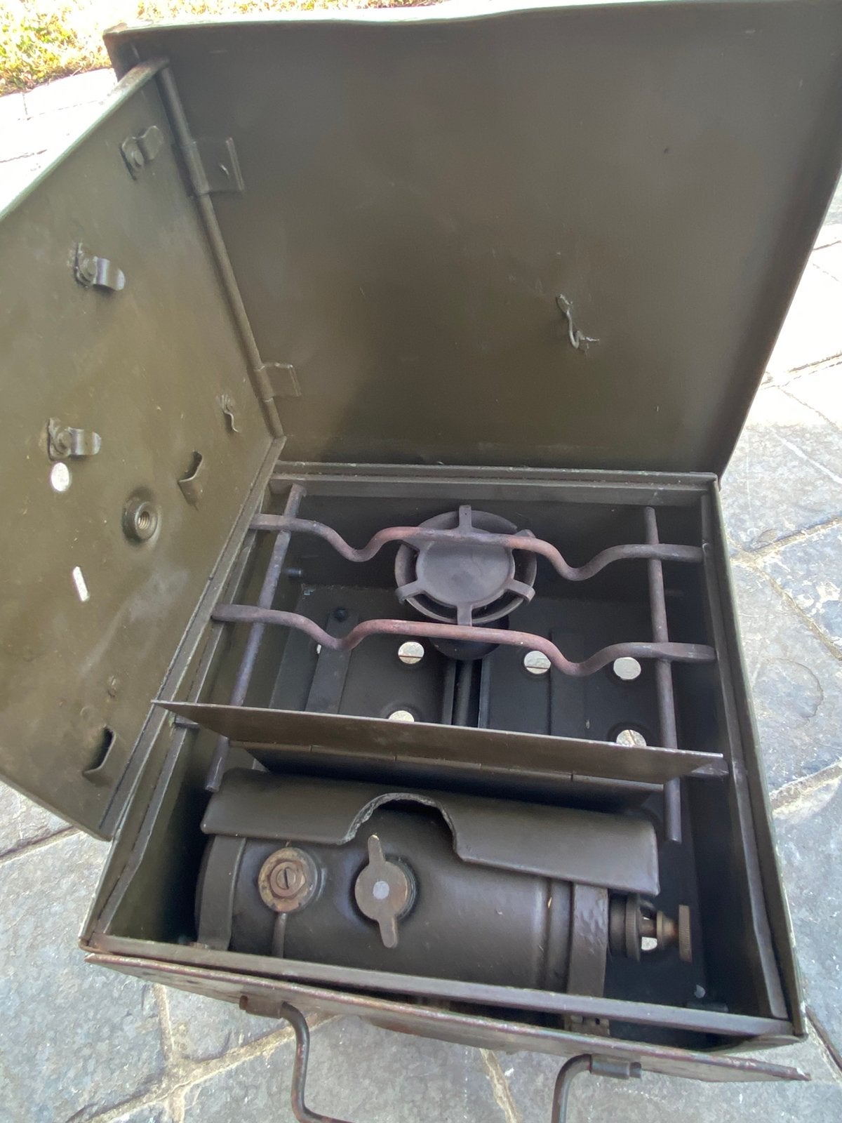 Engelse WO2 safety cooker, Collections, Objets militaires | Seconde Guerre mondiale, Envoi, Armée de terre, Autres types