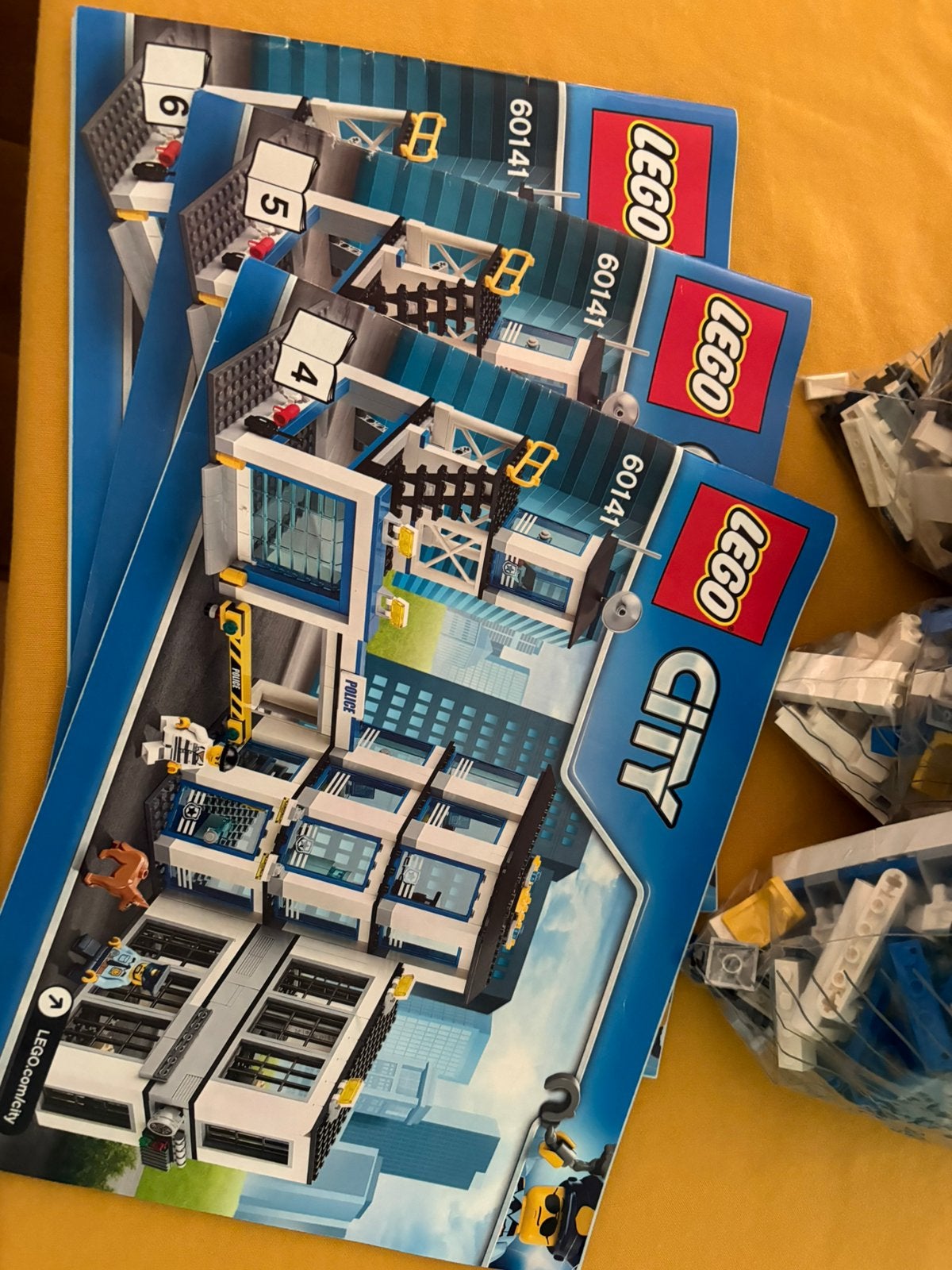 Lego politie kantoor & voertuigen/helikopters, Kinderen en Baby's, Speelgoed | Duplo en Lego, Ophalen, Zo goed als nieuw, Lego