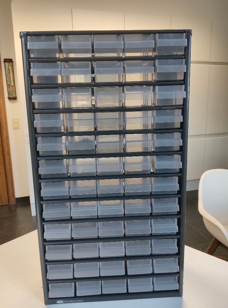 Armoire de rangement en métal Raaco avec 60 tiroirs NOUVEAU, Enlèvement ou Envoi, Neuf