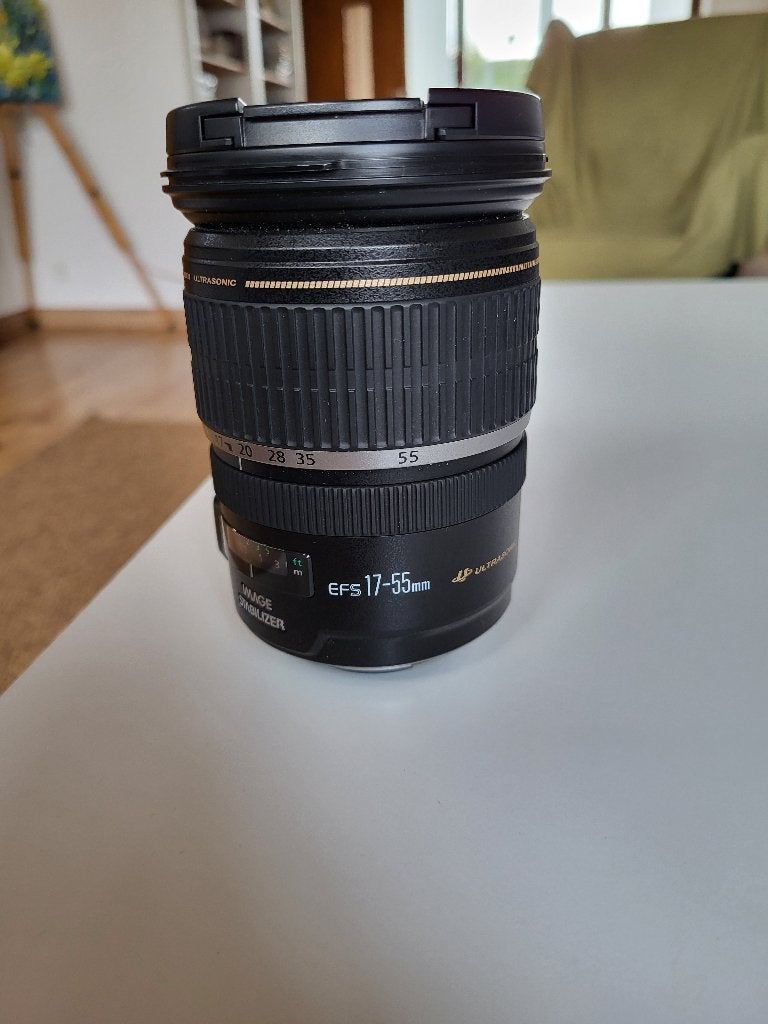 Canon EF 17-55 IS USM 2.8, Audio, Tv en Foto, Foto | Lenzen en Objectieven, Ophalen, Canon, Telelens, Zo goed als nieuw
