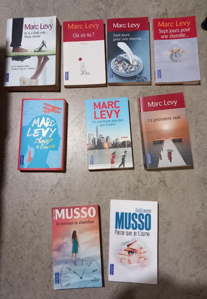 Boekenset van Marc Levy en Guillaume Musso, Boeken, Ophalen, Nieuw, Marc Levy