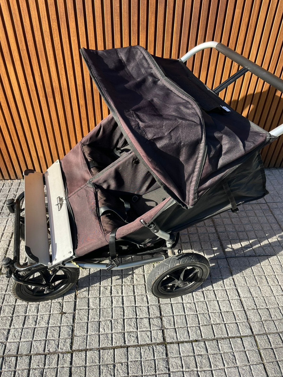 Dubbele buggy, Kinderen en Baby's, Ophalen, Gebruikt, Kinderwagen of Buggy