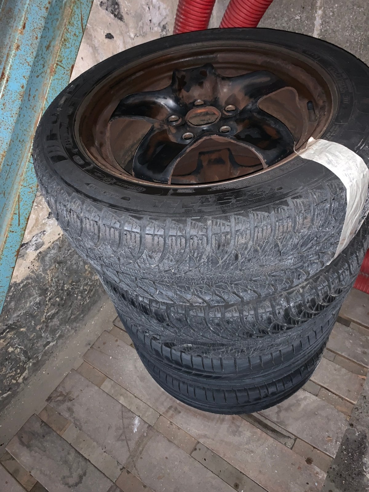 Jantes avec pneus pour golf 6, Enlèvement, Comme neuf