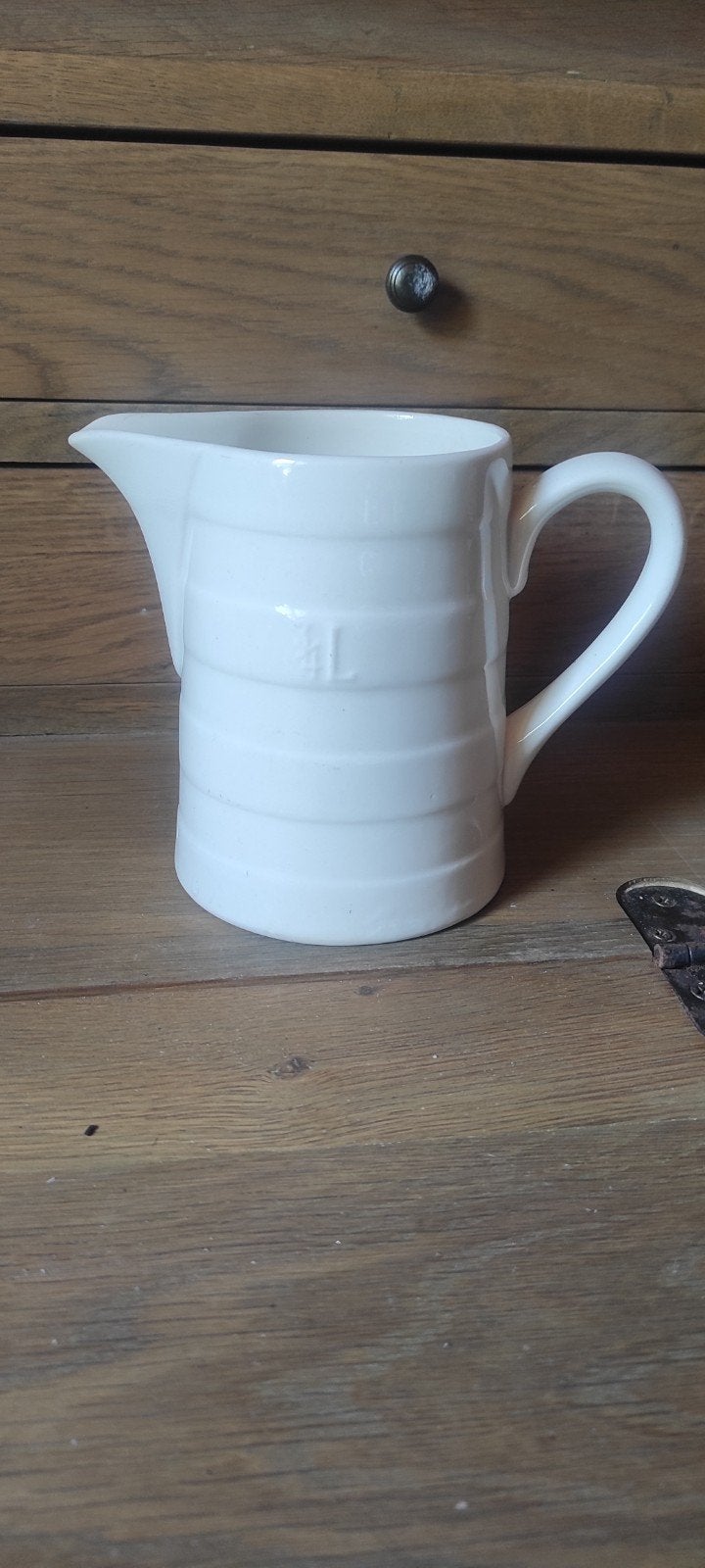 Boch jaren 50 banden kannetje 3/4 liter, Ophalen