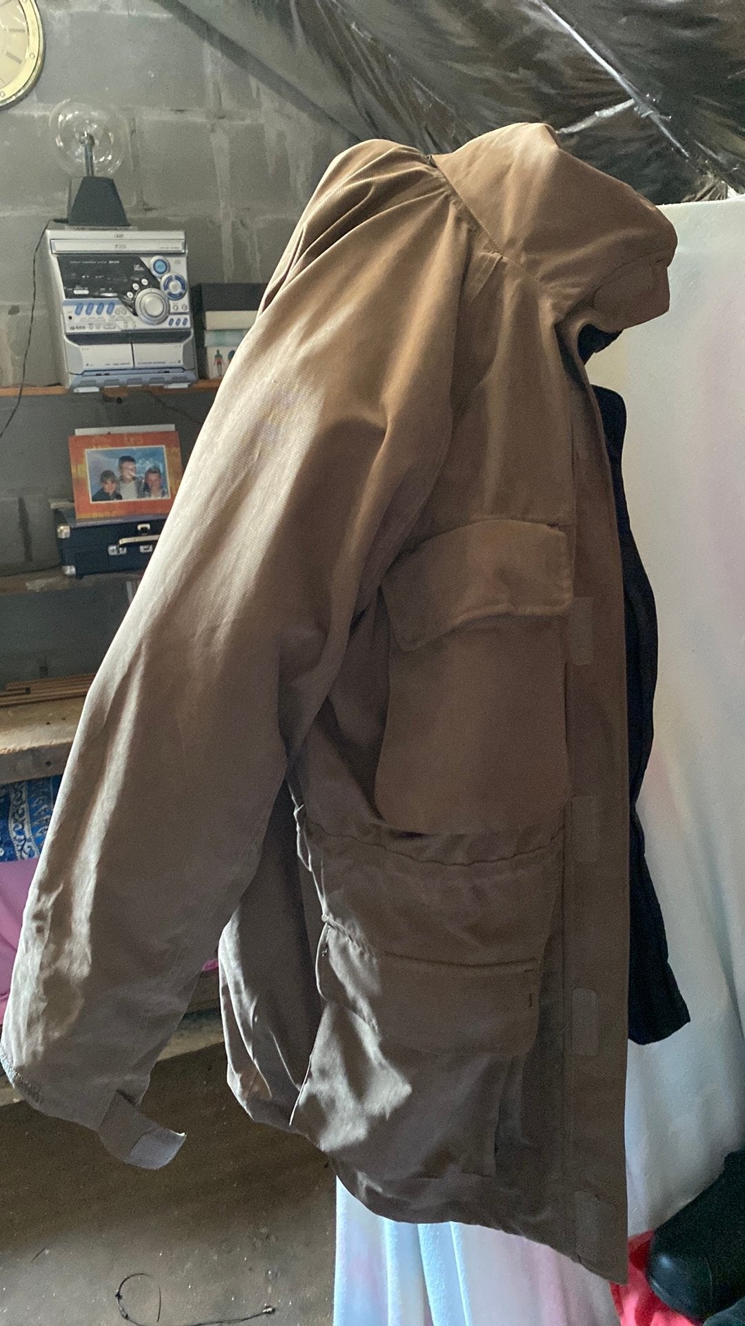 Vissers winterkostum als nieuw, Ophalen, Zo goed als nieuw, Maat 56/58 (XL), Grijs