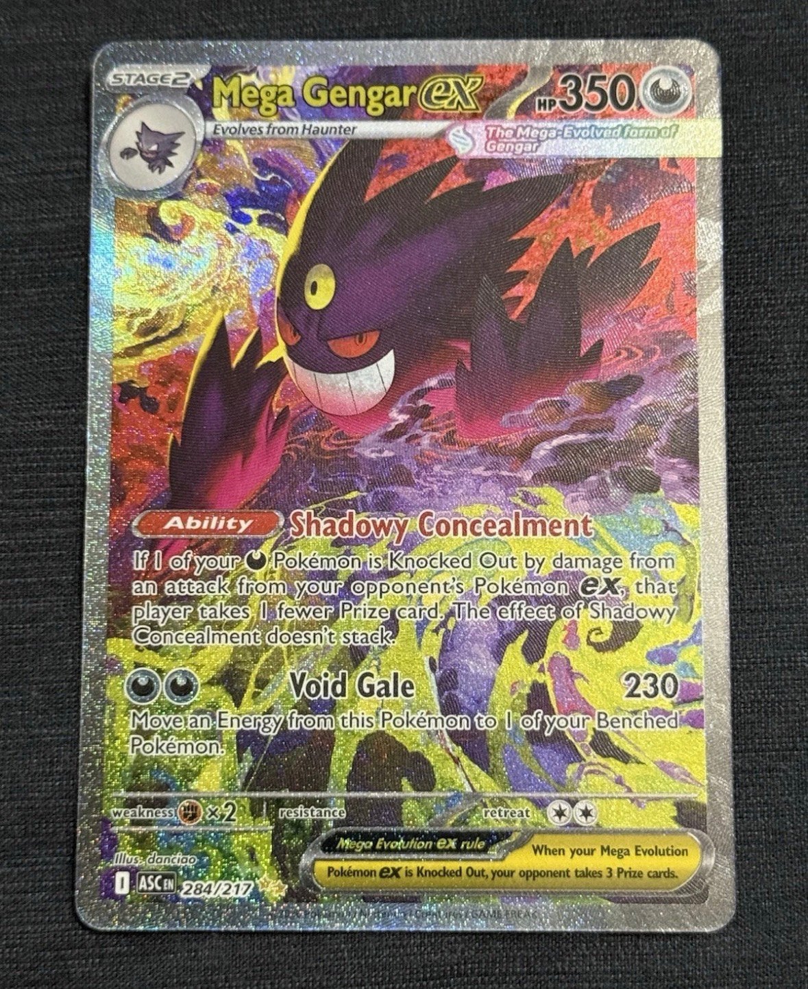 Mega gengar ex alt art, Ophalen of Verzenden, Zo goed als nieuw, Losse kaart