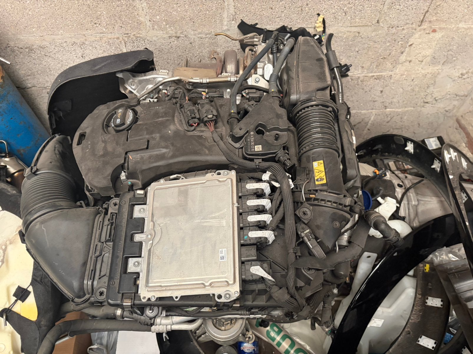Moteur Mercedes 350 essence complet 76000km, Enlèvement