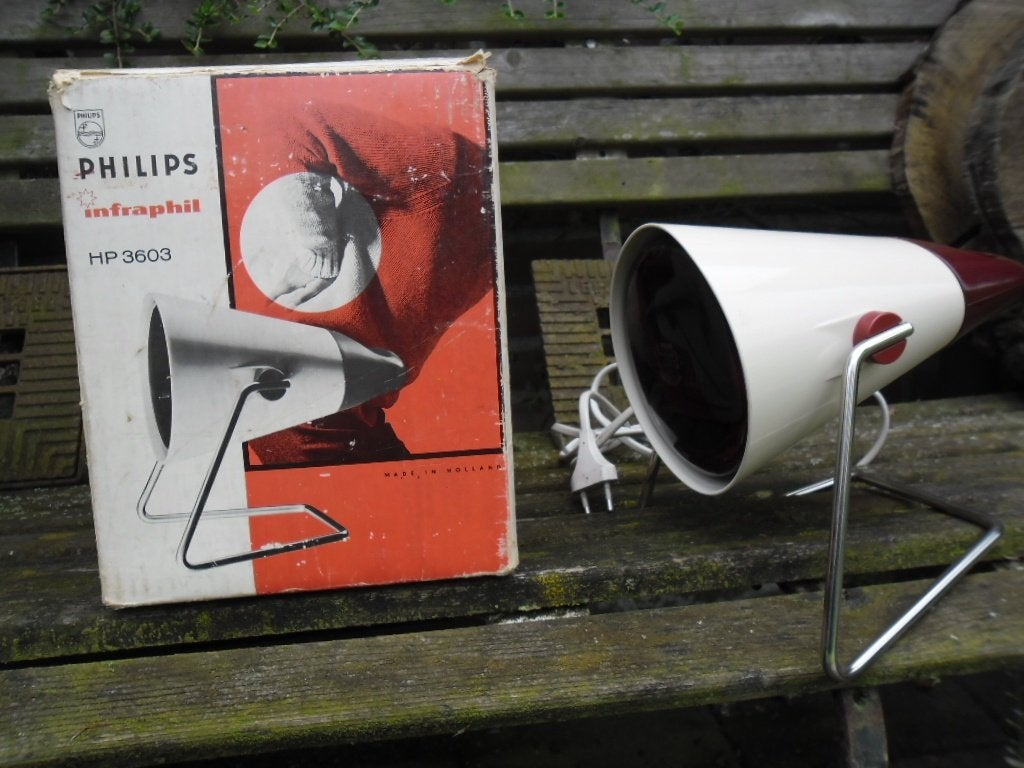 Lampe infrarouge Philips vintage des années 60, Collections, Enlèvement