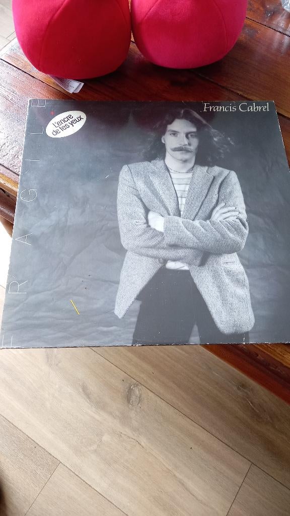 vinyl 33T francis cabrel "fragile", Enlèvement, Comme neuf