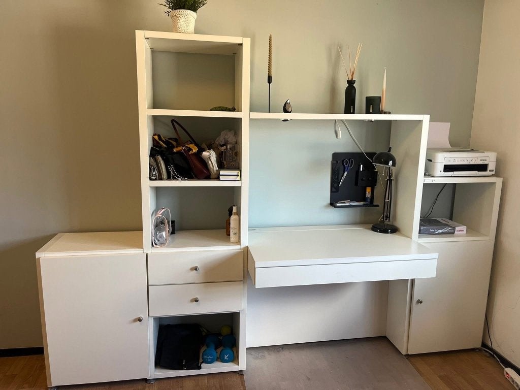 Hülsta bureau-kast combinatie te koop!, Huis en Inrichting, Ophalen, Zo goed als nieuw, Overige merken, 60 cm