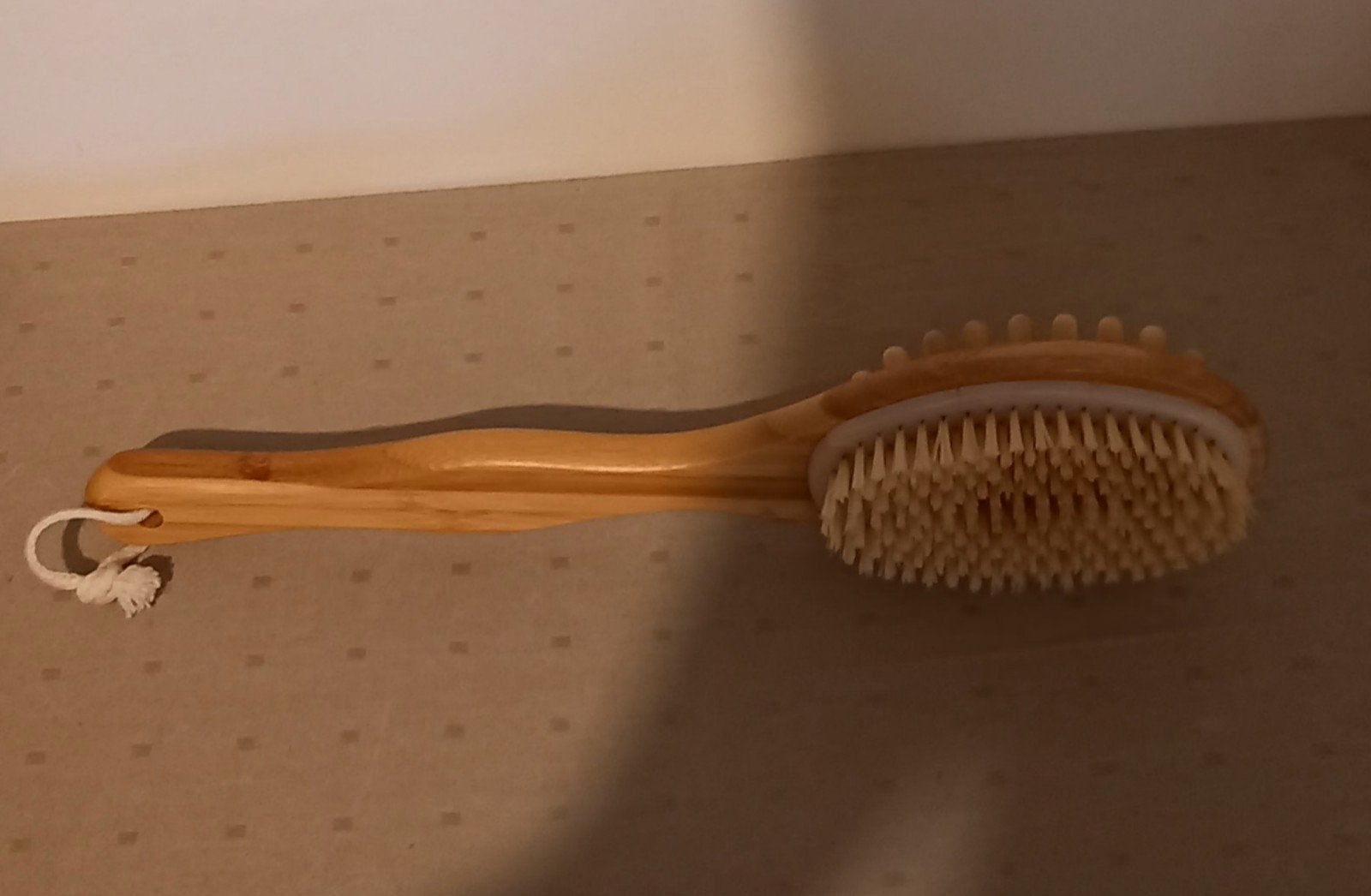 Dubbelzijdige houten bad & massage borstel., Ophalen