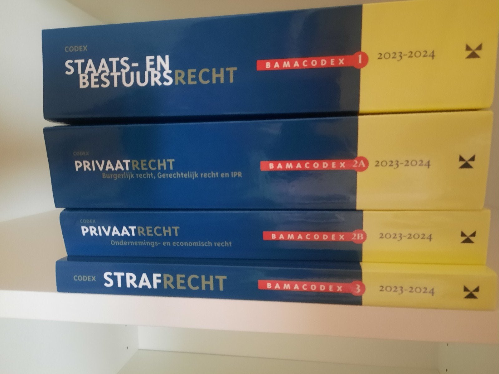 Bamacodex recht die keuren 2023-2024, Boeken, Studieboeken en Cursussen, Ophalen of Verzenden, Zo goed als nieuw, Hoger Onderwijs