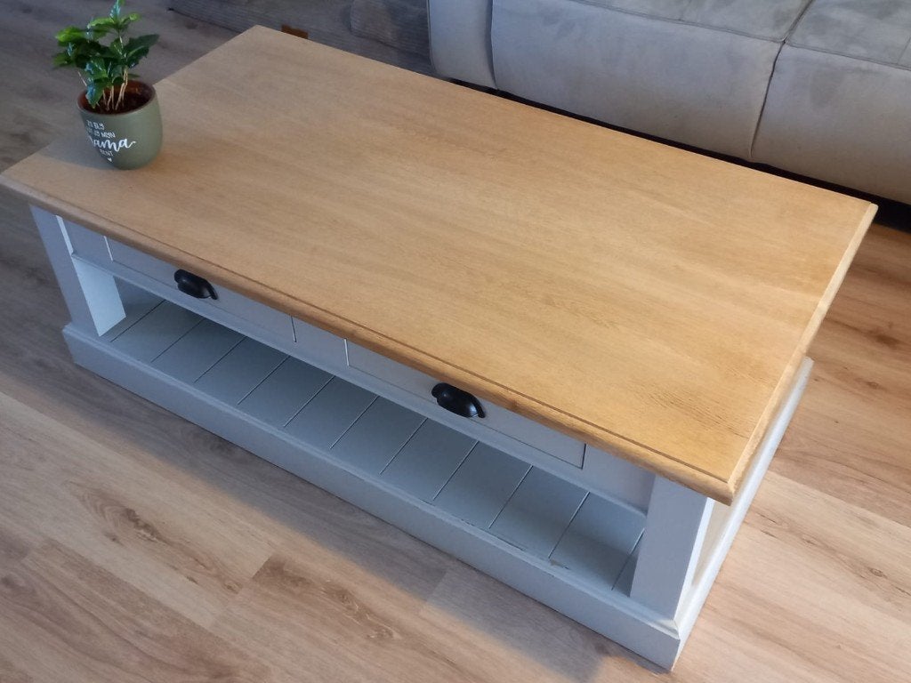 table basse + table d'appoint, Maison & Meubles, Tables | Tables de salon, Comme neuf, Moins de 50 cm, 50 à 100 cm, 100 à 150 cm