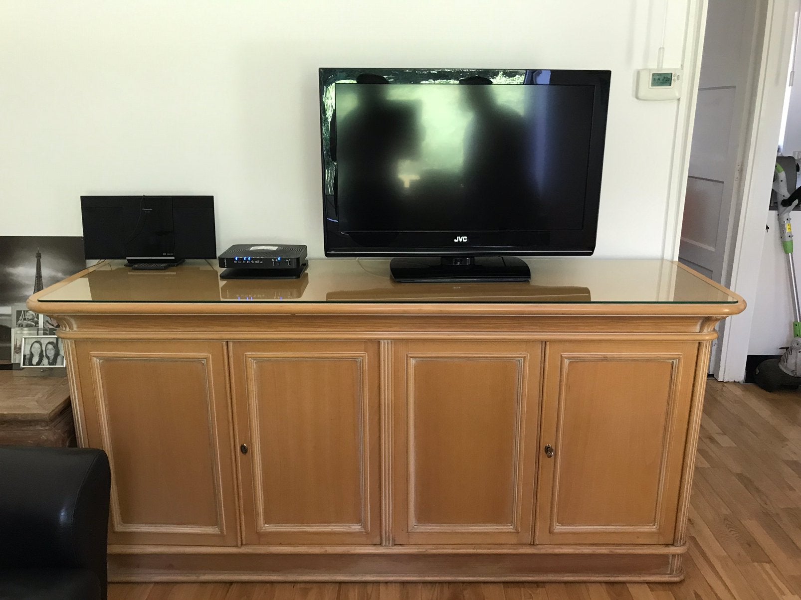 Deux Buffets + 1 vitrine A DONNER, Huis en Inrichting, Kasten | Buffetkasten, Ophalen, Gebruikt, 150 tot 200 cm, Minder dan 100 cm