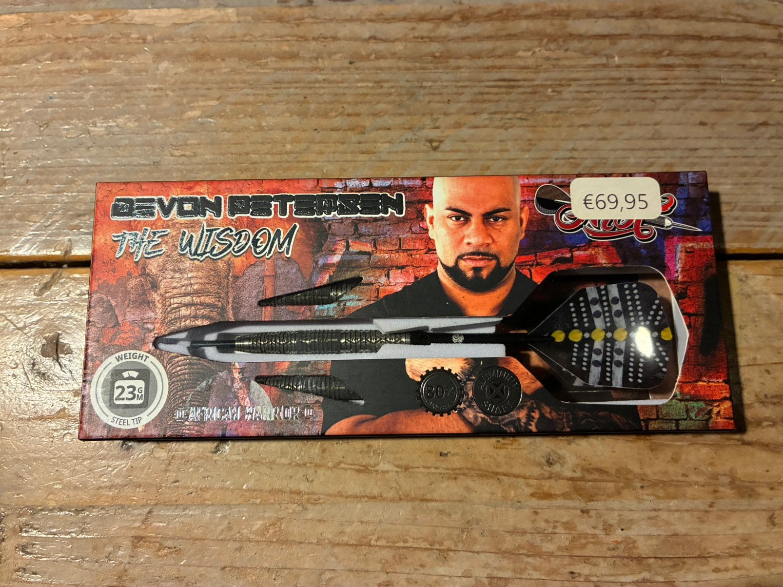 Fléchettes The Wisdom de Devon Petersen , 23 g, NOUVEAUTÉ !, Sports & Fitness, Enlèvement ou Envoi, Neuf, Fléchettes