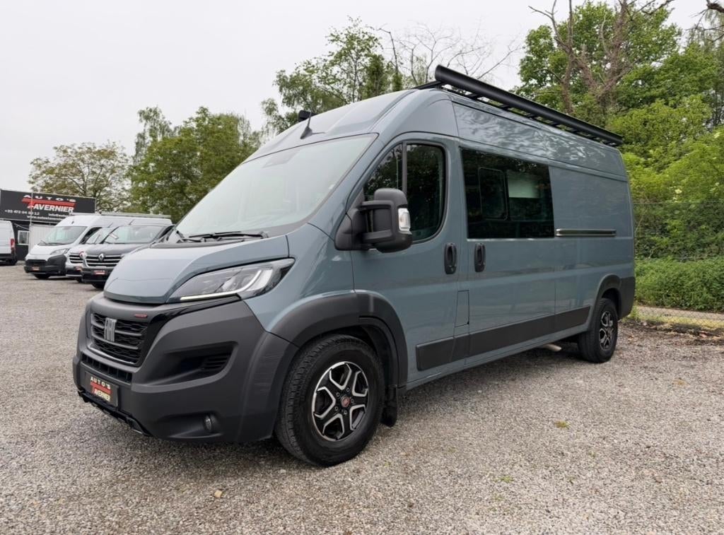 Fiat Ducato 2.3 // L3 H2 // 160 Pk // 6 Seats // Automaat //, Autos, Camionnettes & Utilitaires, Entreprise, Achat, ABS, Caméra de recul