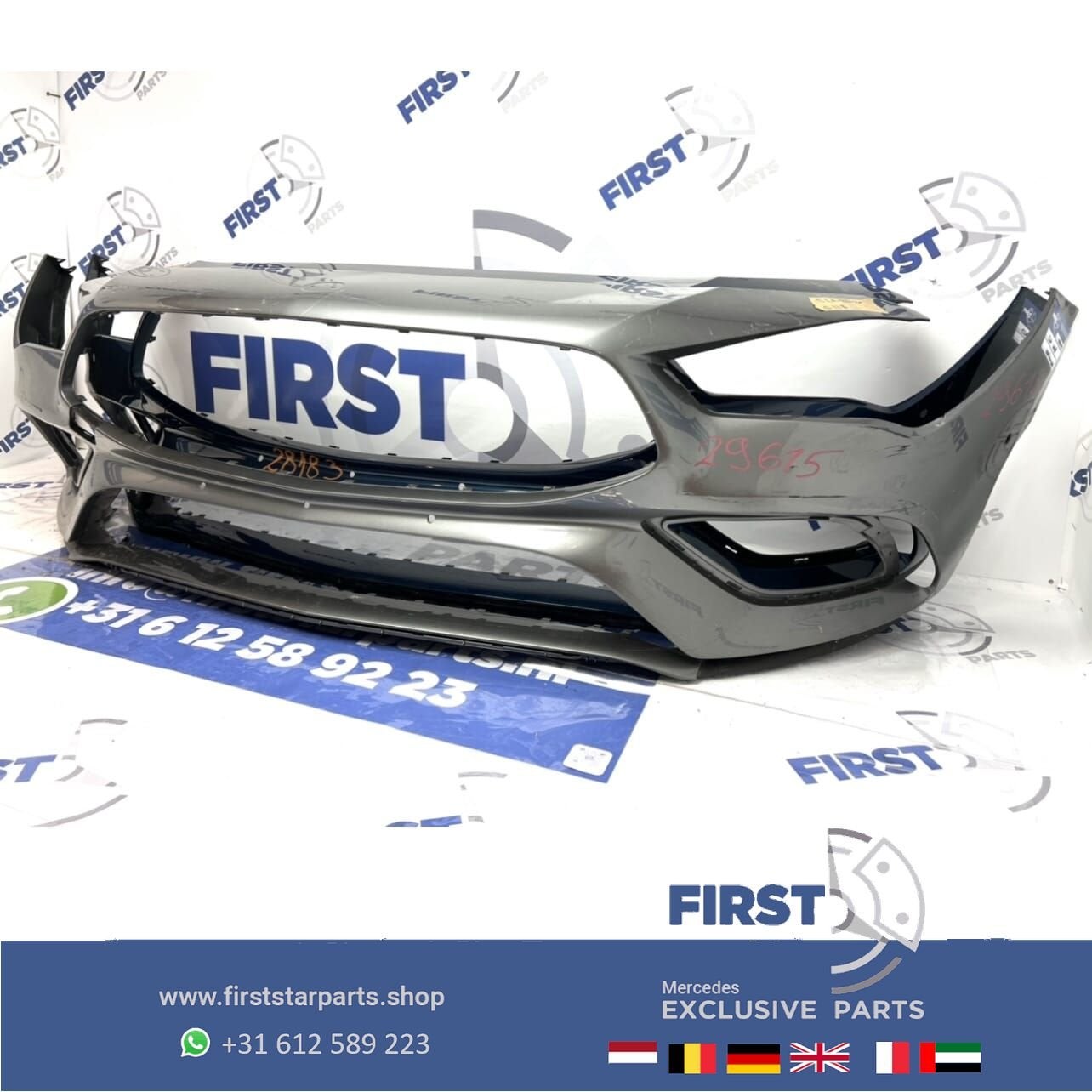 W118 CLA AMG VOORBUMPER Mercedes CLA Klasse 2019-2022 ORIGIN, Utilisé, -, Avant, -