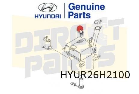 Hyundai	i40 (8/11-5/15) Reservoir ruiten- / koplampsproeier, Auto-onderdelen, -, Verzenden, -, Nieuw