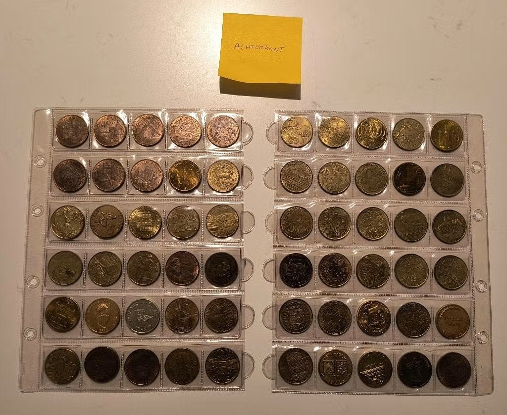 Collection de 80 pièces municipales belges, Enlèvement ou Envoi, Autre, Série