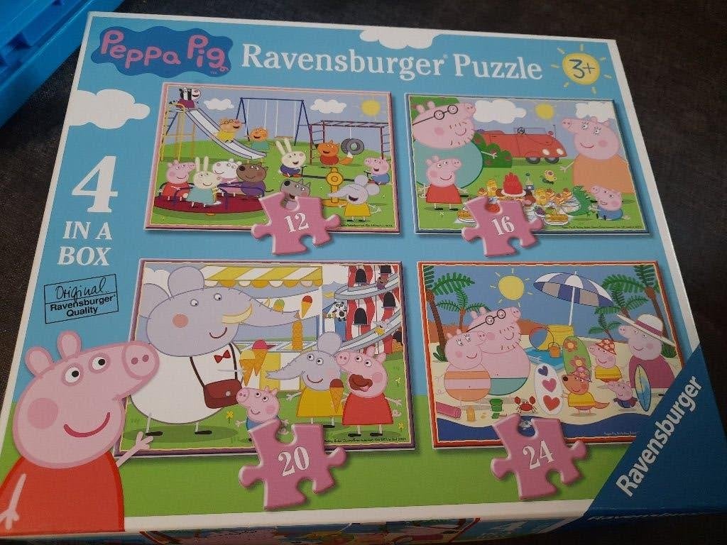 4 in 1 puzzel Peppa Pig (12 tot 24 stukjes), Kinderen en Baby's, Speelgoed | Kinderpuzzels, Ophalen of Verzenden, 10 tot 50 stukjes