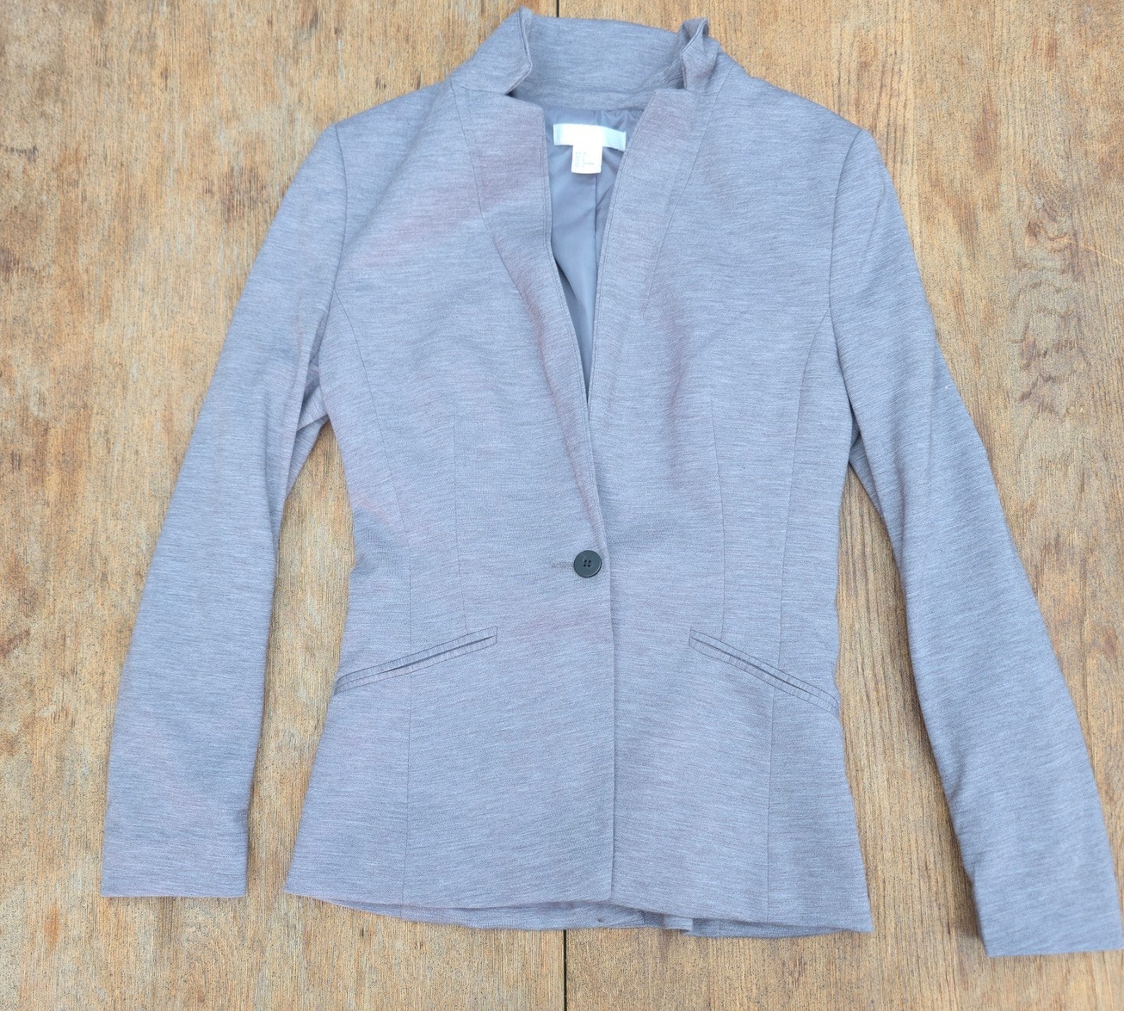 Blazer H&M gris taille 36, H&M, Gris, Enlèvement ou Envoi, Taille 36 (S)