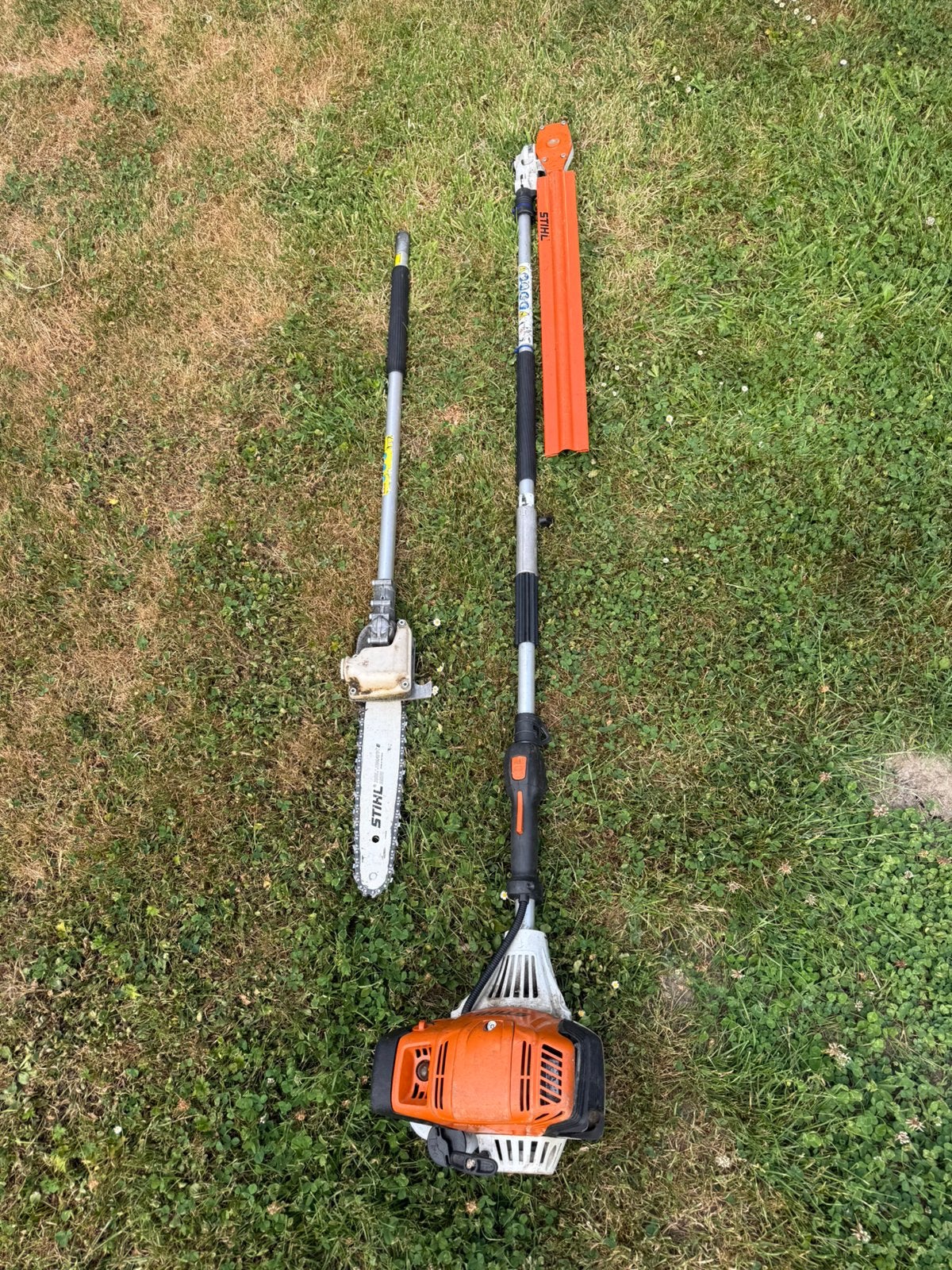 STIHL KM131R COMBI 2024 -FACTUUR met bijhorende, Tuin en Terras, Ophalen, Zo goed als nieuw, Accu