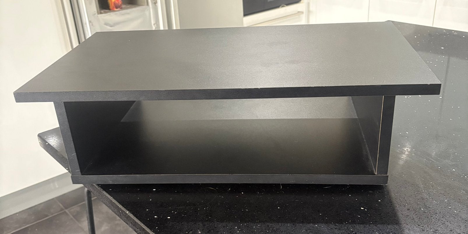 Support Écran / TV Rotatif 360 Noir (avec rangement), 25 à 50 cm, Moins de 100 cm, Enlèvement, Utilisé