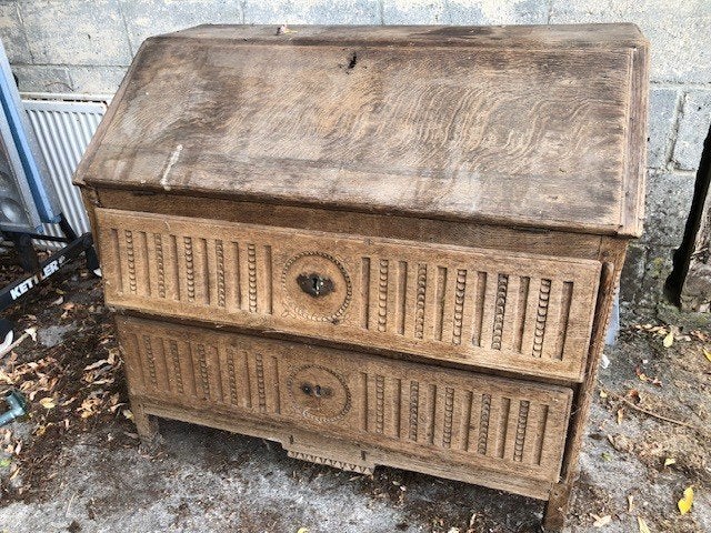 secrétaire antique en chêne, Antiquités & Art, Enlèvement