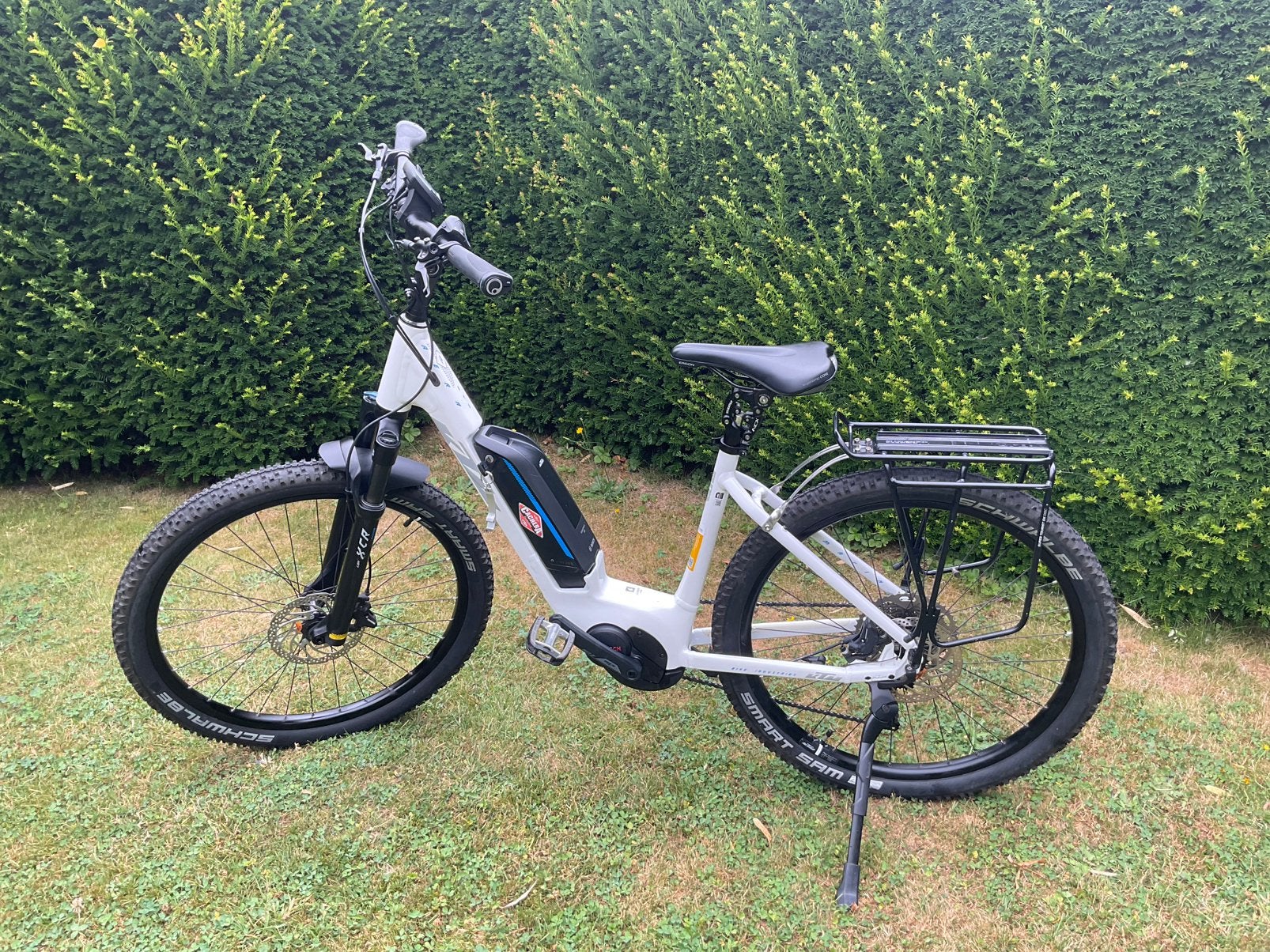 Av elektrische fiets dames/heren KTM maat 46 cm S Wit, Gebruikt, Minder dan 47 cm, 50 km per accu of meer, Ophalen