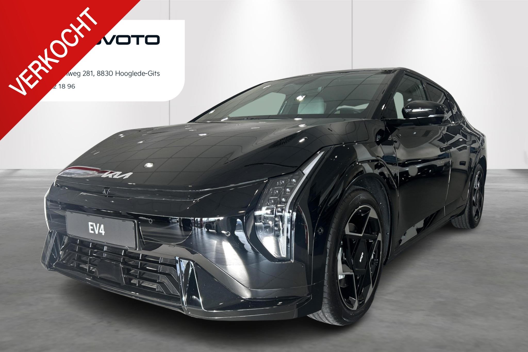 KIA EV4 Fastback BEV 81,4 kWH GT Line, Auto's, Stof, 612 km, 1914 kg, Verwarmde buitenspiegels