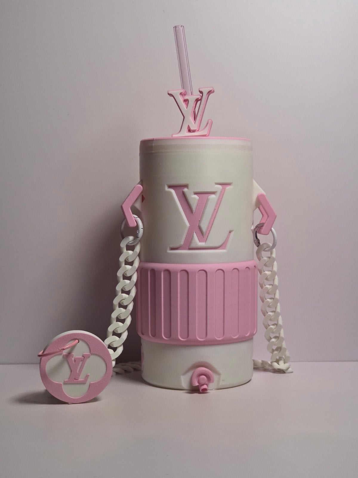Luxe Cancooler met Blikopener & LV Rietje Topper, Enlèvement ou Envoi