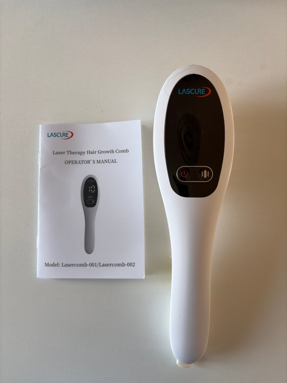 Peigne laser LASCURE pour cuir chevelu avec massage vibrant, Ophalen, Zo goed als nieuw, Haarverzorging