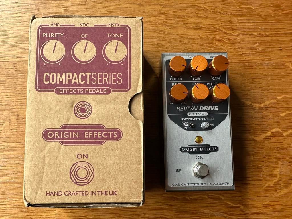 Origin Effects Revival Drive Compact, Muziek en Instrumenten, Ophalen of Verzenden, Zo goed als nieuw