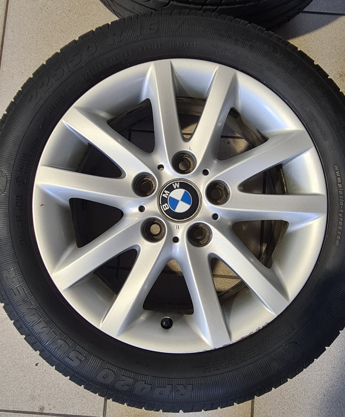 Ensemble de roues BMW d'origine, jantes et pneus, 16 pouces,, Autos : Pièces & Accessoires, Pneus et Jantes, 16 pouces, Pneus été