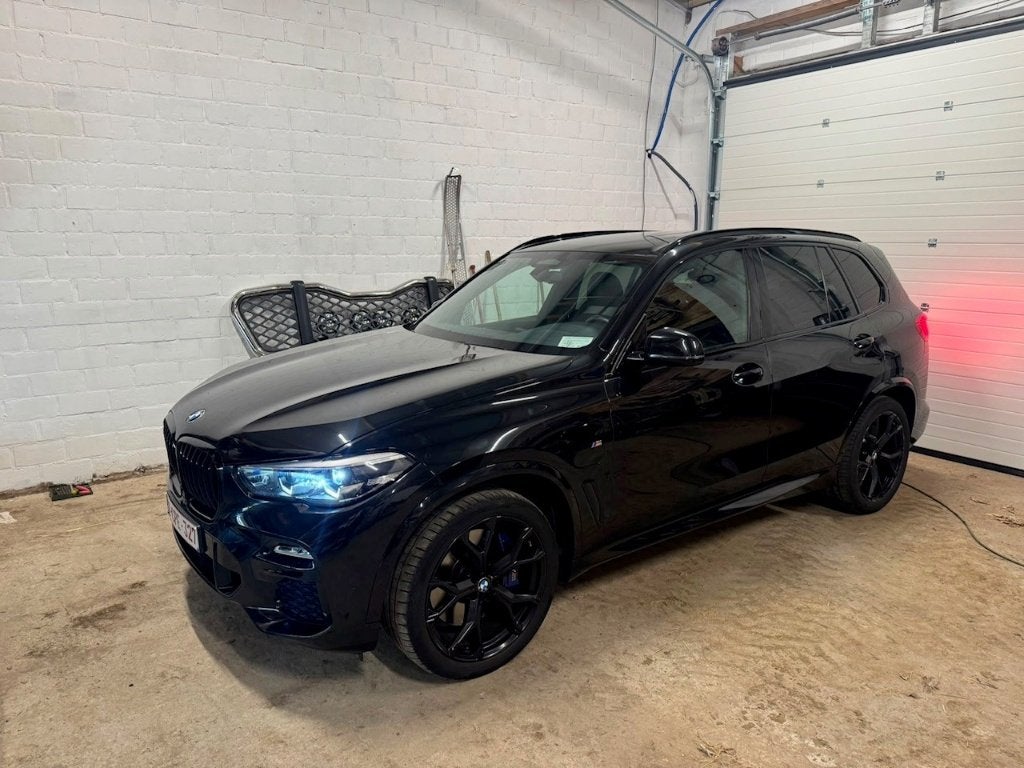 BMW X5 Hybride, Auto's, Automaat, Zwart, Leder, SUV of Terreinwagen