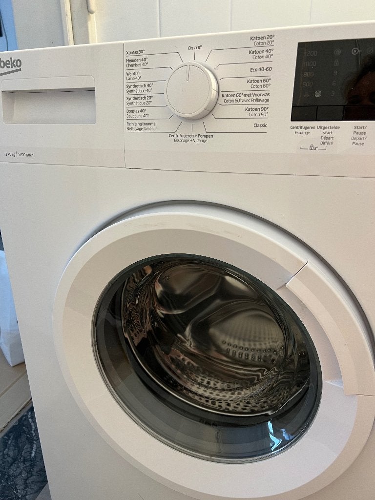 wasmachine Beko te koop, Elektronische apparatuur, 6 tot 8 kg, Ophalen, Gebruikt